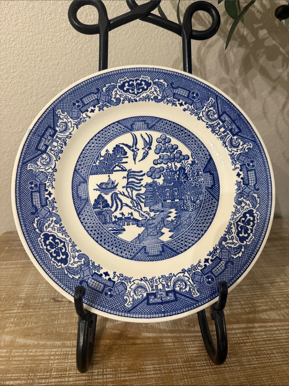 Vintage – authentic WILLOW WARE by Royal China underglaze dinner plates
X3